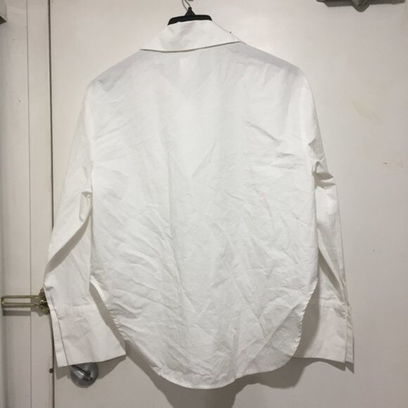 BEIGE BOTANY CLASSIC WHITE BLOUSES SIZE SM - Picture 3 of 7